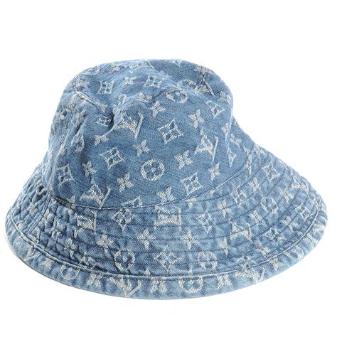 denim louis vuitton bucket hat|black louis vuitton bucket hat.